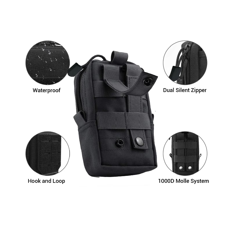 Tactical Molle Pouch Waist Bag - Edc Carry Fanny Pack ulasan dan harga