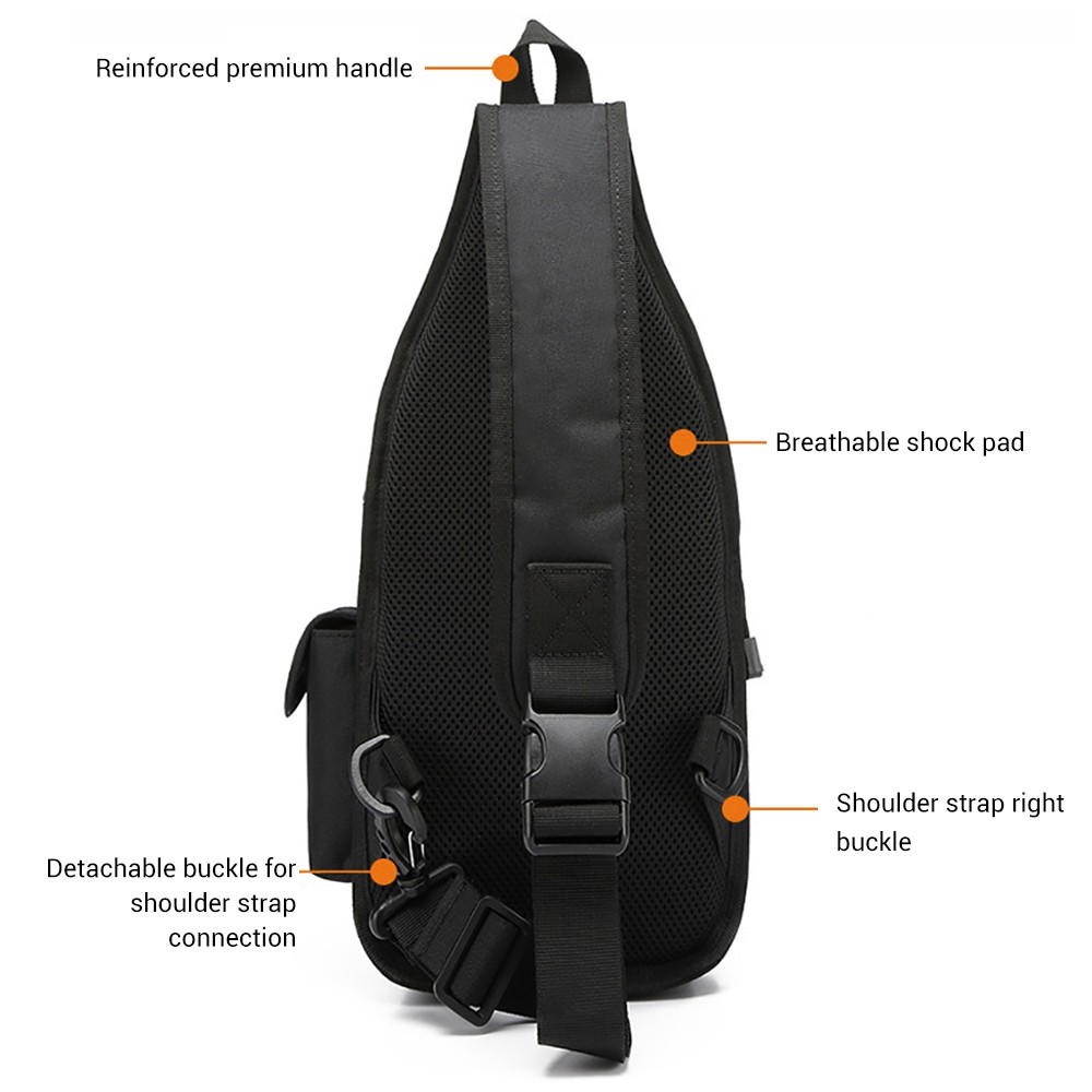 Tactical Gun Storage Bag Cross - Edc Concealed Carry Sling Bag ulasan dan harga